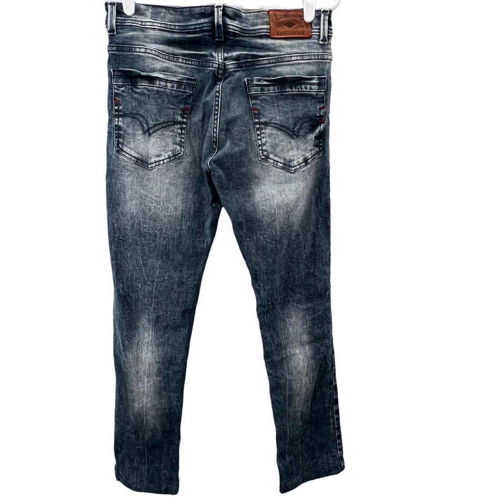 Lee Cooper East London Frank Skinny Jeans size 30" Distressed Acid Wash 30x27